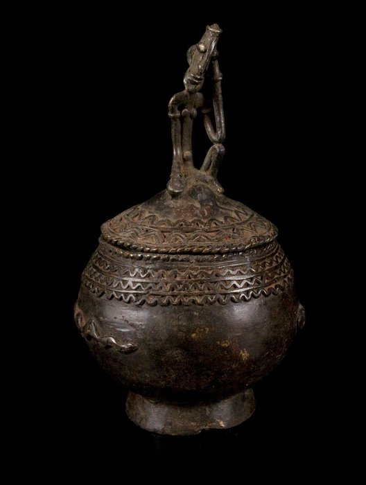Récipient en bronze - Dogon - Mali