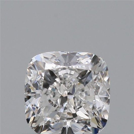 1 pcs 鑽石 - 0.50 ct - 枕形 - F(近乎無色) - 無瑕疵的