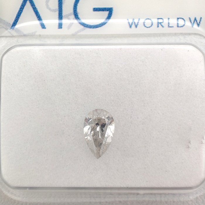 Diamant - 0.32 ct - Päron - H - VS2 *NO RESERVE PRICE*