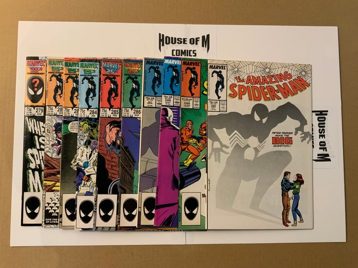 Amazing Spider-Man (1963 Series) # 279, 280, 283, 284, 285, 286, 287, 288, 289, 290 Gang War! - Appearance Hobgoblin, Daredevil, Kingpin, Silver Sable, Jack O'Lantern - 10 Comic collection - Prima edizione - 1986/1987