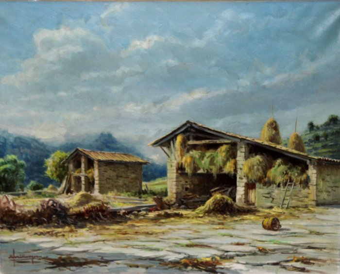 Miquel Tort Masgrau (1920-?) - Paisaje rural