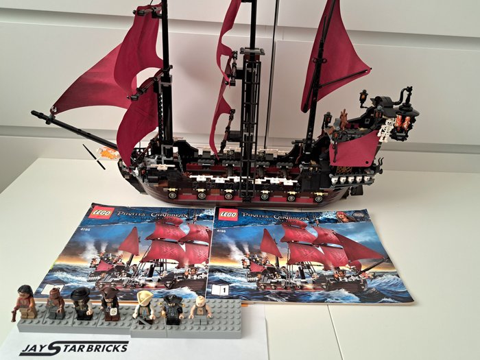 LEGO - 樂高玩電影 - 4195 - Pirates Of The Caribbean Queen Anne's Revenge - 2000-2010