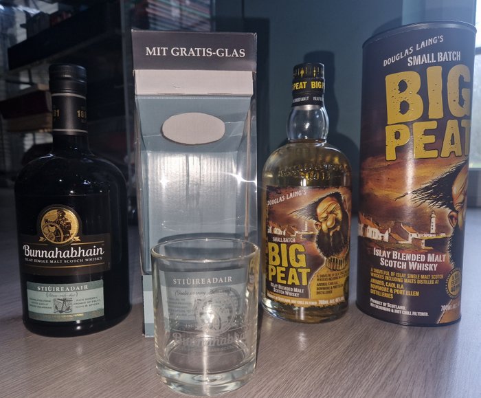Big Peat Small Batch + Stiuireadair  - 70 cl - 2 bottles