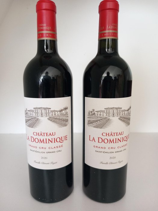 2020 Chateau La Dominique - 聖埃美隆 Grand Cru Classé - 2 瓶 (0.75L)
