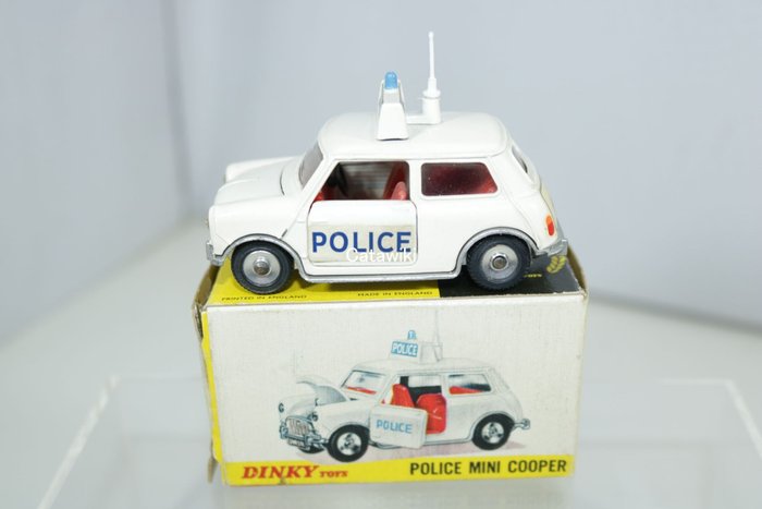 Dinky Toys 1:43 - 1 - Modell autó - ref. 250 Police Mini Cooper very near mint in box - Angliában készült