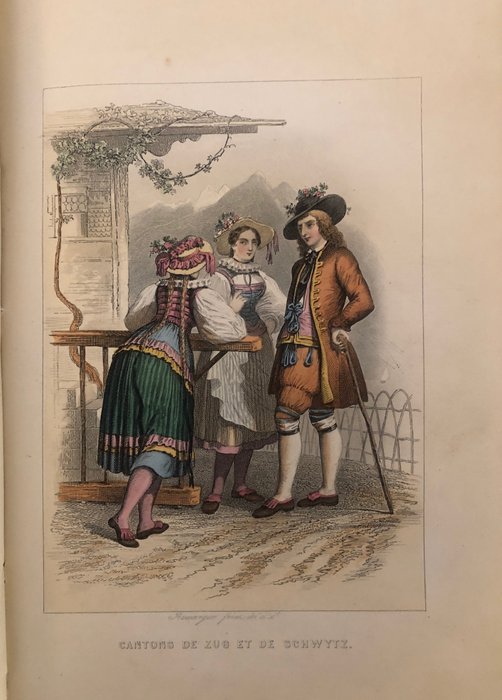 Xavier Marmier / Rouagues Frères - Voyage en Suisse illustrations de M.M Rouagues Frères - 1860