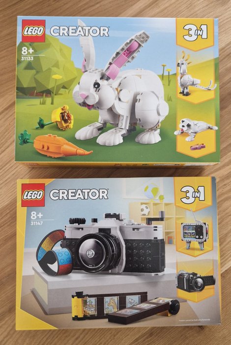 Lego - Creator - 31147 - Retro fotocamera & Wit Konijn - 2020+ - Paesi Bassi