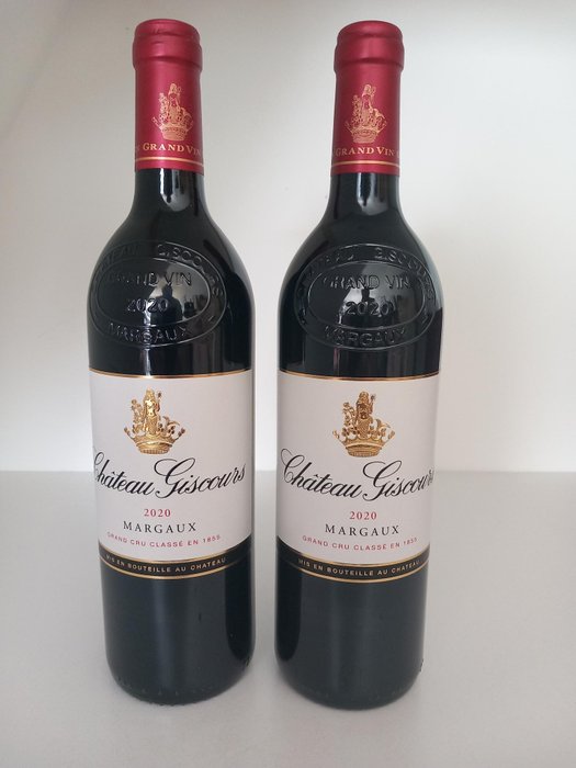 2020 Chateau Giscours - Margaux 3ème Grand Cru Classé - 2 Flaschen (0,75 l)