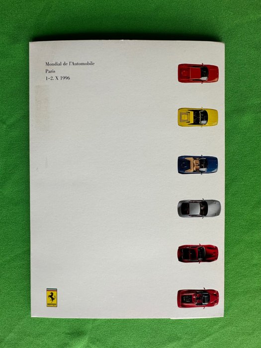 新聞資料袋 - Ferrari - Mondial de l'Automobile Paris - 1996 (936/95) - 1996