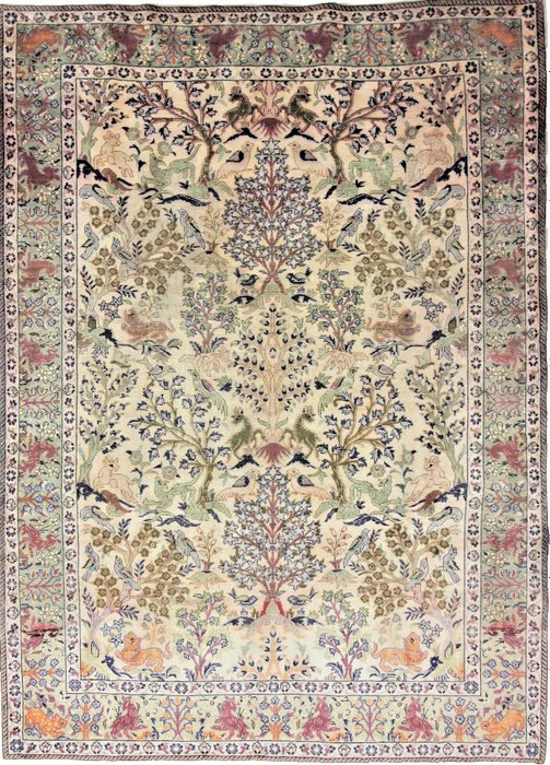 Semi Antiker Isfahan - Teppich - 320 cm - 234 cm