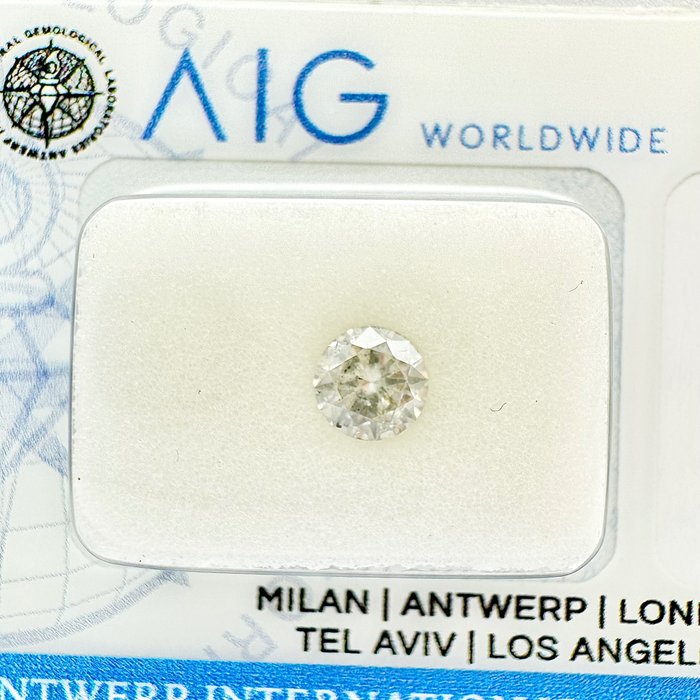 1 pcs Diamant - 0.46 ct - Rotund - J - I1, No Reserve Price