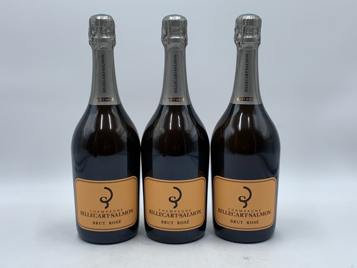 Billecart-Salmon - Champagne Rosé - 3 Garrafas (0,75 L)