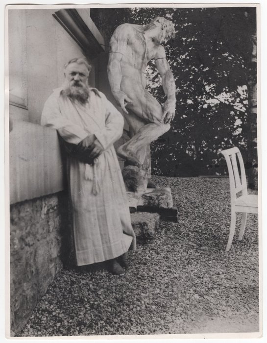 Anonym - ICONIC ! Auguste Rodin At His Villa, Meudon, France 1910 - 1917