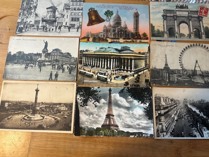 Frankrike - byen Paris - Postkort (300) - 1900-1950