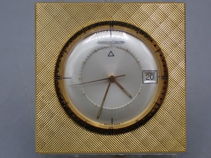 桌钟和座钟 - 旅行时钟, 闹钟 - Jaeger LeCoultre - 镀金青铜 - 1960-1970