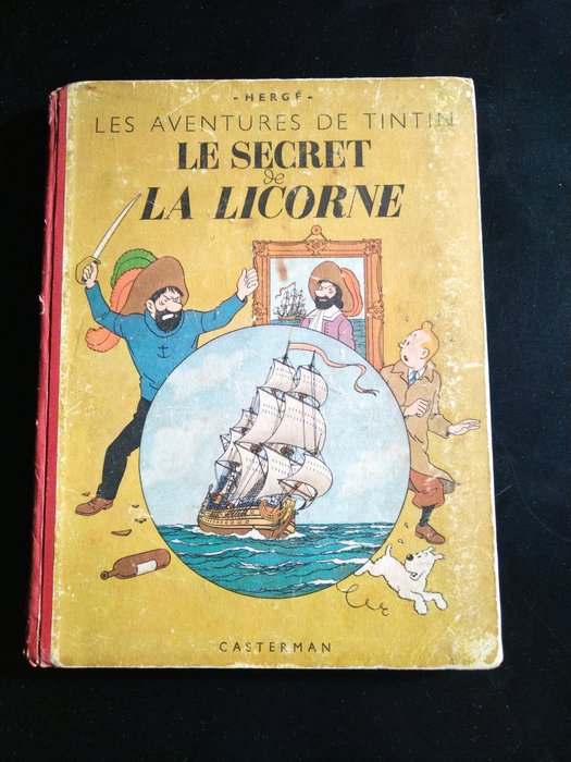 Tintin T11 - Le Secret de La Licorne (A21) - C - 1 Album - Primeira edição - 1943