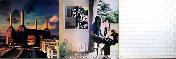 Pink Floyd - The Wall,  Ummagumma, Animals - Vinyylilevy - 1971