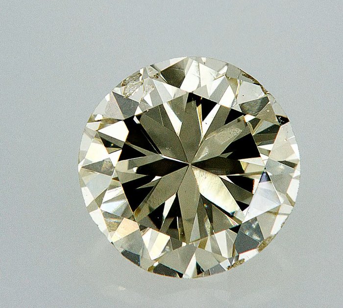 1 pcs Diamant - 0.59 ct - Rond - S TO T RANGE - SI1- No Reserve Price