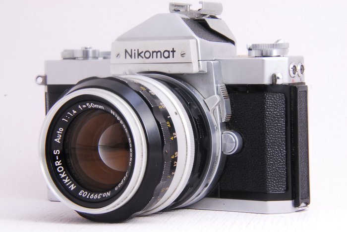 Nikon Nikomat + nippon Kogaku 50mm F1.4 Analóg fényképezőgép