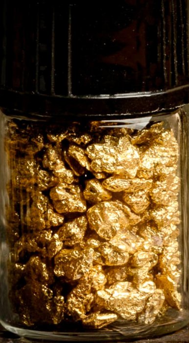 Guld guldklimpar- 1 g - (16)