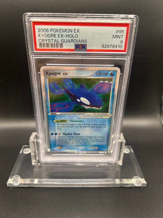 Pokémon Graded card - kyogre ex PSA 9 - PSA