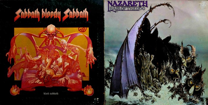 Black Sabbath, Nazareth (2) - Vinylplade - 1973