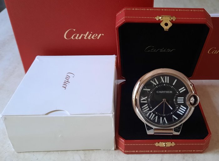 Relojes de mesa/sobremesa - Reloj de viaje - Cartier Swiss Made Ballon Bleu 3038, Bellissimo Orologio/Sveglia da viaggio - Art Déco - Acero (inoxidable) - 2010-2020
