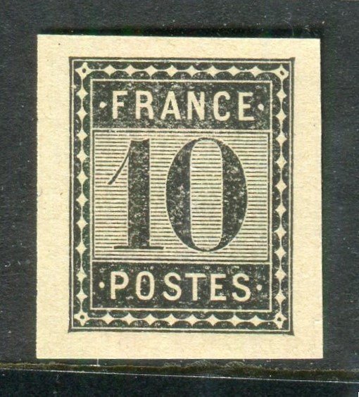 Ranska  - Harvinainen Imprimerie Nationalen 10 Centimesin oikeudenkäynti