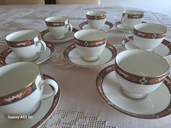 Wedgwood - Serviço de chá (16) - Chippendale - Porcelana