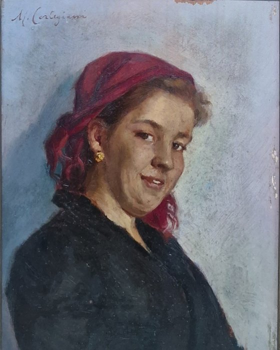 Michele Cortegiani (1857-1928) - Popolana