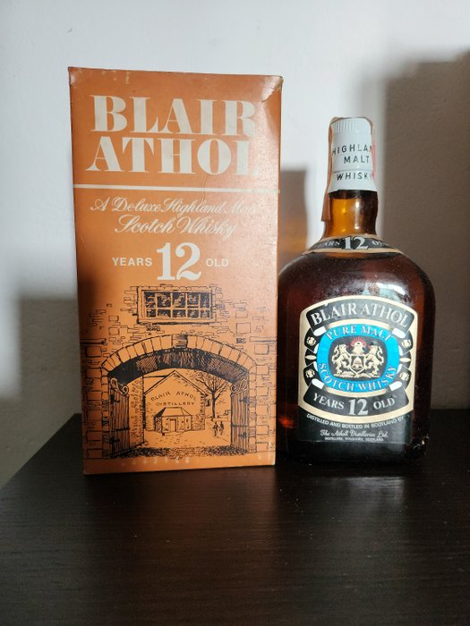 Blair Athol 12 years old - Original bottling  - b. Década de 1970 - 75 cl