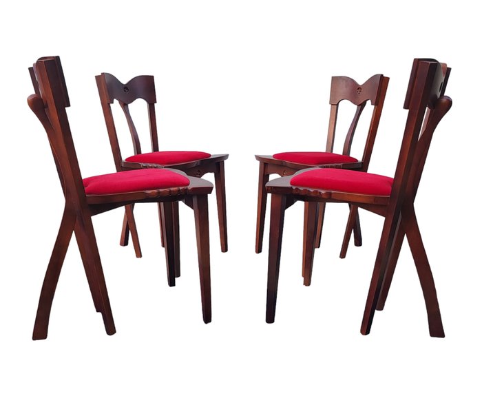Driade - Borek Sipek - Καρέκλα (4) - Yoochai - Λακαρισμένο ξύλο και παραγεμισμένο ύφασμα