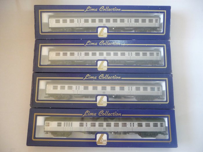 Lima H0 - 309144, 309145, 309590 - Επιβατικό τρένο μοντελισμού (4) - "Ασημένια κομμάτια" - DB