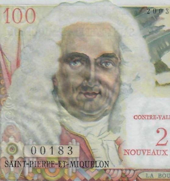 Saint Pierre és Miquelon. - 2 Nouveaux Francs on 100 francs ND(1963) - Pick 32