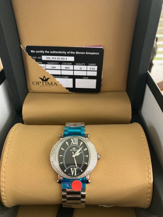 Optima - Swiss Diamond Watch - 沒有保留價 - 女士 - 2011至今