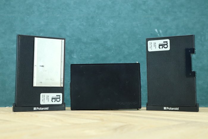 Polaroid NPC photo division x2 (hasselblad / Nikon) & Polaroid Senza bronica sq 6x6 Fotocamera istantanea