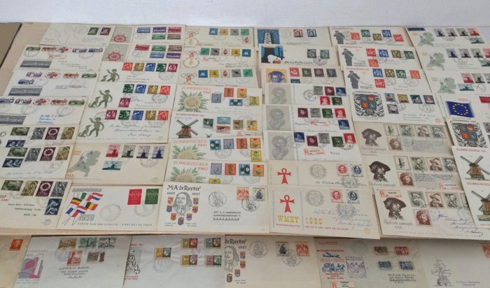 Holandia 1952/1963 - Wiele FDC - artykuły pocztowe