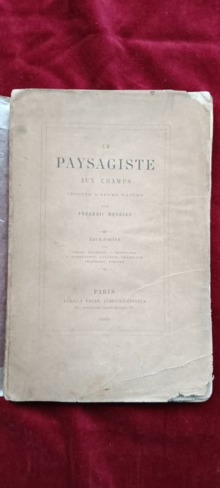 Achille Faure - Le paysagiste aux champs - 1866