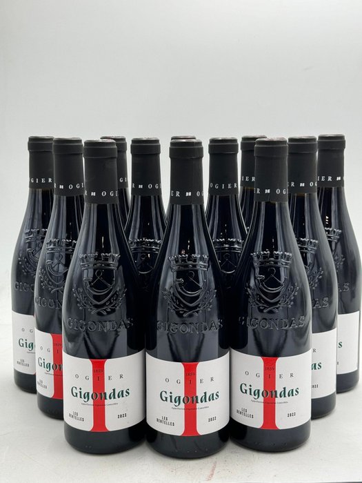 2022 Ogier Gigondas Les Dentelles - Gigondas - 12 Flasker (0,75 L)
