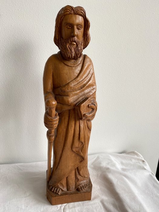 Figur - Religieus Beeld - 44,5 cm -  (1) - Holz