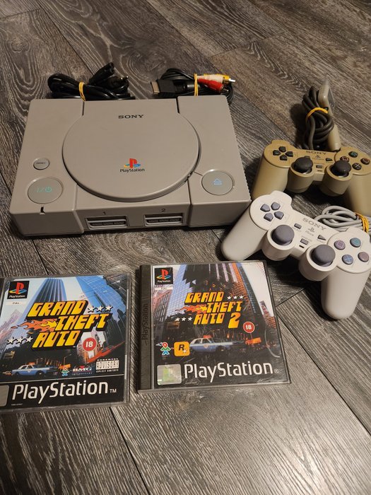 Sony - Playstation 1 (PS1) + GTA 1 & 2 - 电子游戏机