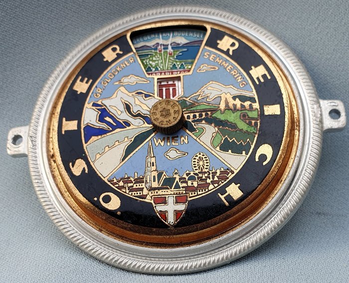 Insignă - Grille Badge Grossklockner / Semmering / Wien - Austria - al 20-lea - mijloc (Al Doilea Război Mondial)