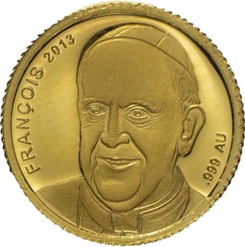 Elfenbenskysten. 100 Francs Gold Coin 2013