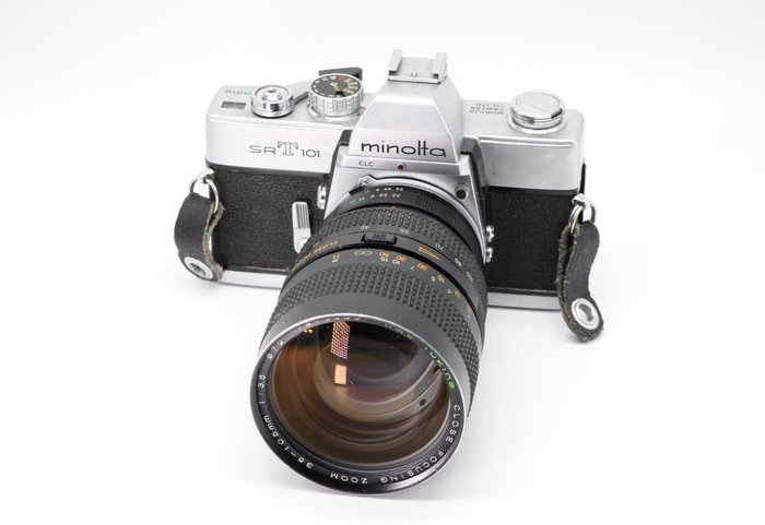 Minolta SRT 101 + Tokina RMC 35-105mm f/3.5 Cameră reflexă cu o singură lentilă (SLR)