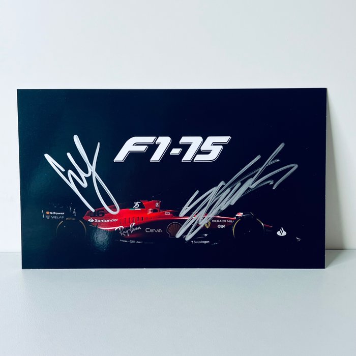 法拉利 - Formula 1 - Charles Leclerc - Carlos Sainz - 2022 - Fancard 