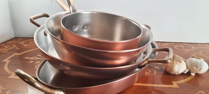 EENHOORN (UNICORN) - 平底鍋 (4) - 銅, 內部不鏽鋼
