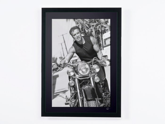 Arnold Schwarzenegger - End Of Days 1999 - Fine Art Photography - Luxury Wooden Framed 70X50 cm - Limited Edition Nr 01 of 30 - Serial ID 17053 - Original Certificate (COA), Hologram Logo Editor and QR Code