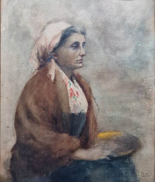 Teofilo Patini (1840-1906) - Popolana