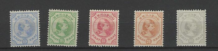 Curaçao 1892/1895 - Vilmos királynő - NVPH 19/23