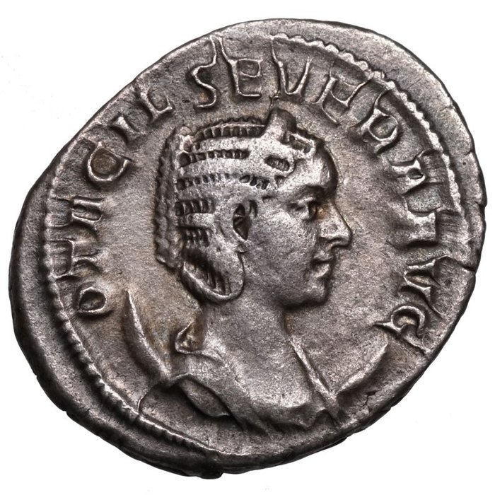 Romerska riket. Otacilia Severa (Augusta, AD 244-249). Antoninianus Rom, Concordia thront